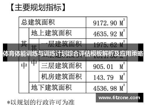 体育体能训练与训练计划综合评估模板解析及应用策略
